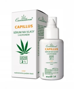 Cannaderm CAPILLUS serum z kofeiną - wypadanie włosów 40ml