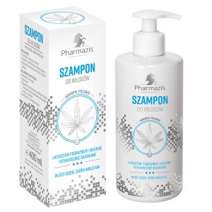PHARMAZIS Szampon do włosów - polskie konopie 400ml
