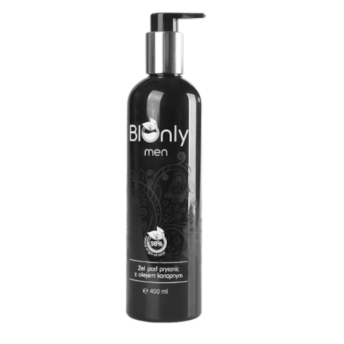 BIOnly men - żel pod prysznic z olejem konopnym 400ml