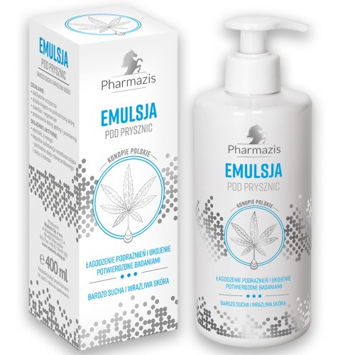 PHARMAZIS Emulsja pod prysznic - polskie konopie 400ml