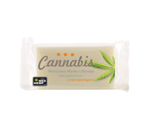 CANNABIS Naturalne mydło z konopi z mikropeelingiem 100g