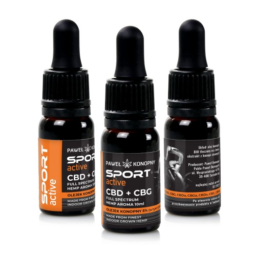 Olej Sports Active 5% - 10 ml